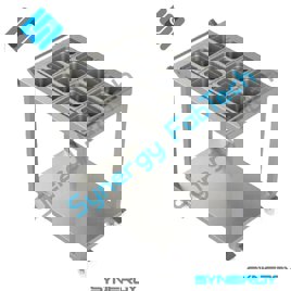 Single Shelf Stainless Steel Trolley