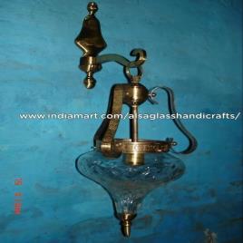 Warm White Fancy Glass Wall Light, 220W