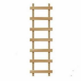 Wood Construction Rope Ladder