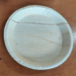 10-Inch Round Areca Leaf Serving Plates