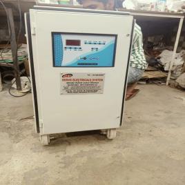 10 kVA Three Phase Oil Cooled Servo Voltage Stabilizer