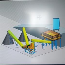 Hydrocyclone Sand Washing Plant 100 TPH