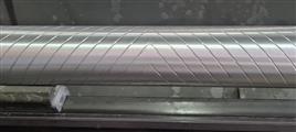 100mm Aluminum Industrial Roller, 500mm Length
