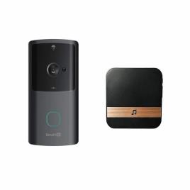 1080p Wireless WiFi Smart Video Doorbell with Chime, Outdoor