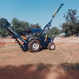 10Ft MS Tractor Pole Erecting Machine