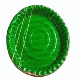 12 Inch Plain Green Paper Plate