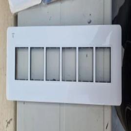 12 Module Electrical Plate