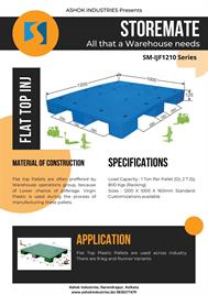 1200 X 1000 Injection Plastic Pallet