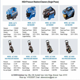 Portable Industrial Pressure Washer 130 Bar