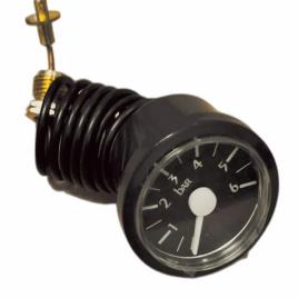 1.5 inch Analog Gas Pressure Gauge, 60 psi