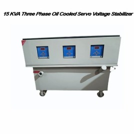 15 KVA Three Phase Oil Cooled Servo Stabilizer for Industry
