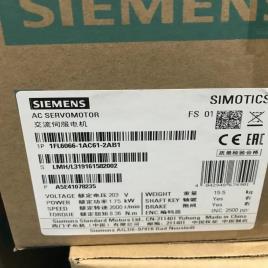 1500 rpm Siemens Servo Motor 1FL6066-1AC61-2AB1, 1.75KW