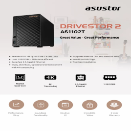 ASUS Drivestor 2 AS1102T NAS