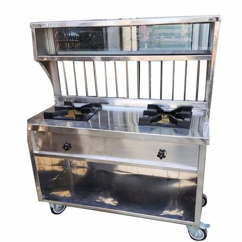 Stainless Steel Gas Range 2 Burner