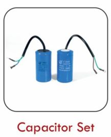 AC/Motor Panel Mount Capacitor Set