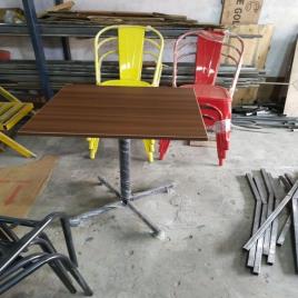 2 Seater Cafeteria Table Set
