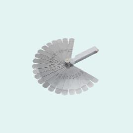 Stainless Steel Feeler Gauge Set, 20 Blades