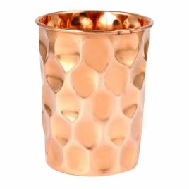 200ml Hammered Copper Drinking Glass