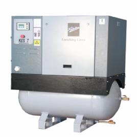 21 - 50 cfm 10HP Lubricated Screw Air Compressors