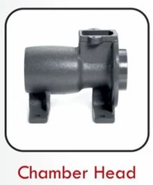 24 yards Cast Iron Industrial Chamber Head