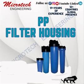 PP Filter Housing, 25-2500 m3/hr, 20-30 Bar