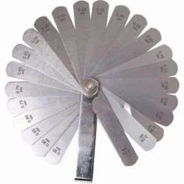 Alloy Steel Feeler Gauge Strip, 25 Blades