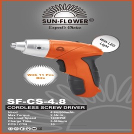 Cordless Screw Machine 2.5 Nm SF-CS-4.8