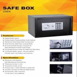 25 Liter Home Steel Safe