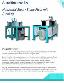 25hp Horizontal Emery Stone Atta Chakki