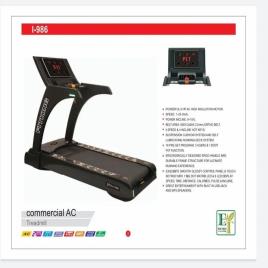 3 HP Commercial Motorized Treadmill, 130kg