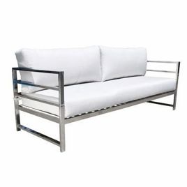 3 Seater Stainless Steel Home Sofa