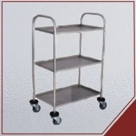 3 Shelf Steel Kitchen Cart