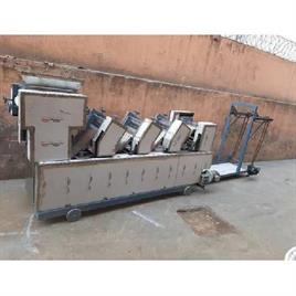 3-Stage Polished Steel Noodle Machine, 200-1000 Capacity