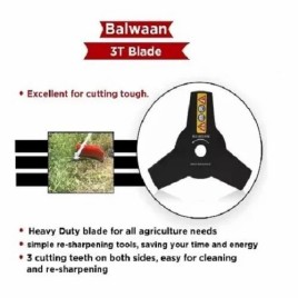 3-Tine Brush Cutter Blade