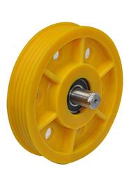 Elevator Pulley 300mm Plastic Steel