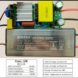 50W Flood Light LED Driver
