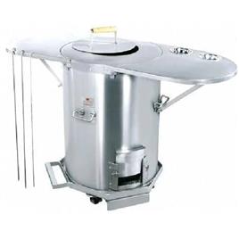 35x23 SS Round Drum Tandoor Machine