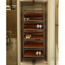 360° Rotating Multi-layer Shoe Rack – 12 Tier