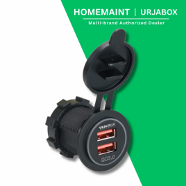 3A URJA BOX Dual QC-3.0 USB Socket