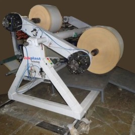 3Kw Mild Steel Woven Bag Winder, 80 Meter/Minute Capacity