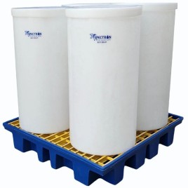 Plastic 4 Drum Spill Containment