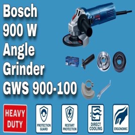 Bosch GWS 900 100 Angle Grinder, 900w