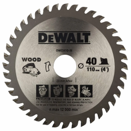 Dewalt 4 Inch Wood Cutting Blade (40T)