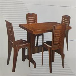 4-Seater Plastic Dining Table