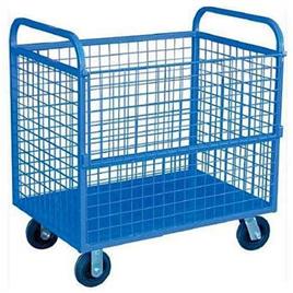 4 Wheel Mild Steel Wire Mesh Cage Equipment, 200kg Capacity