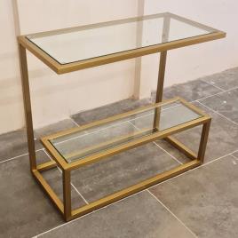 Designer Wooden Glass Rectangular Table