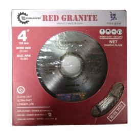 Red Granite 4inch Stainless Steel Cutting Blade