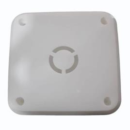 4x4 PVC Gang Box, White Plastic