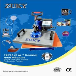 5-in-1 Combo Heat Press Machine, 12x15 Inch