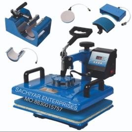 5-in-1 Heat Press Machine for T-Shirts and Mugs